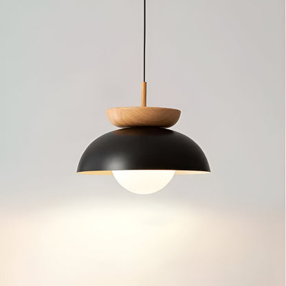 Nordisk minimalistisk pendellampa i glas och järn för kök vardagsrum och sovrum