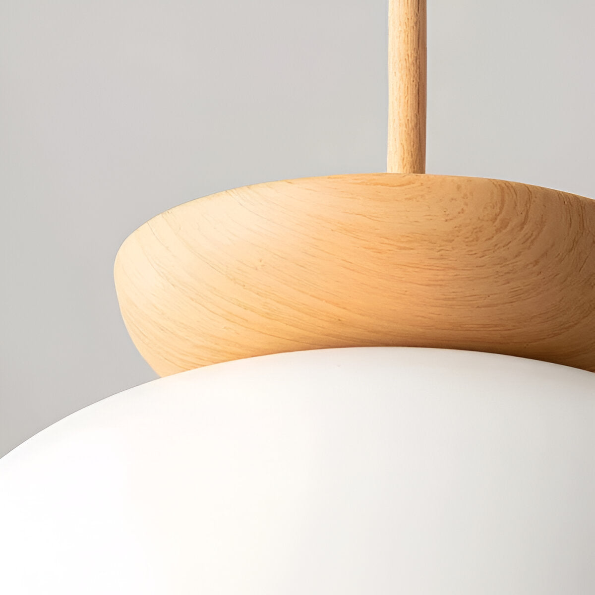 Nordisk minimalistisk pendellampa i glas och järn för kök vardagsrum och sovrum