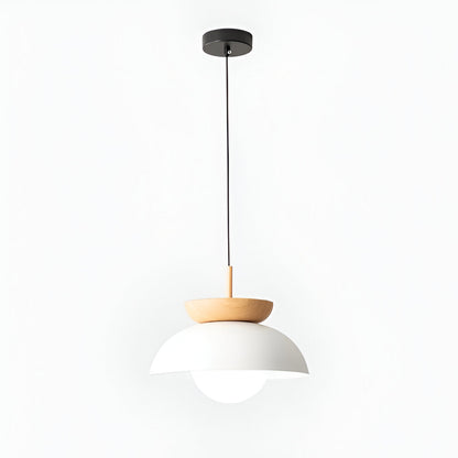 Nordisk minimalistisk pendellampa i glas och järn för kök vardagsrum och sovrum