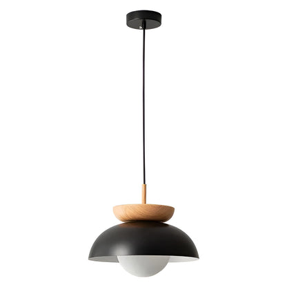 Nordisk minimalistisk pendellampa i glas och järn för kök vardagsrum och sovrum