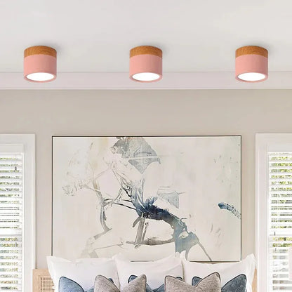 Färgglad macaron plafondlampa med lekfull design för kök matsal och bar