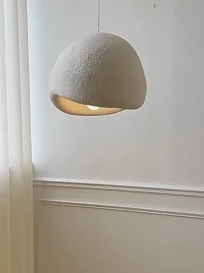 Japandi wabi sabi taklampa med skandinavisk japansk design för vardagsrum sovrum och matsal