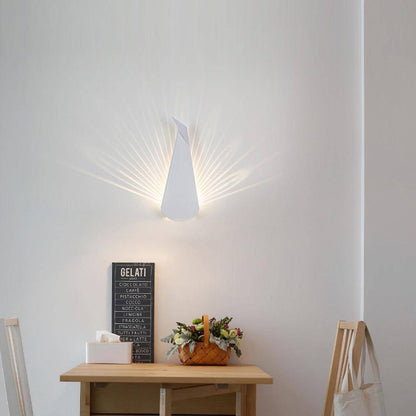 Vägglampa med unik minimalistisk form – modern och elegant design