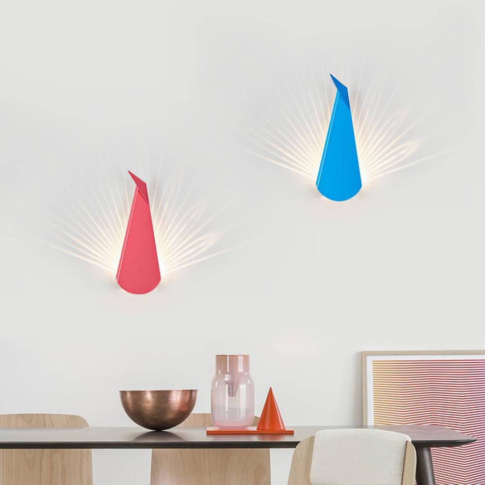 Vägglampa med unik minimalistisk form – modern och elegant design