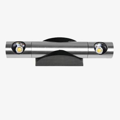 Modern vägglampa i aluminium med inbyggd LED-belysning