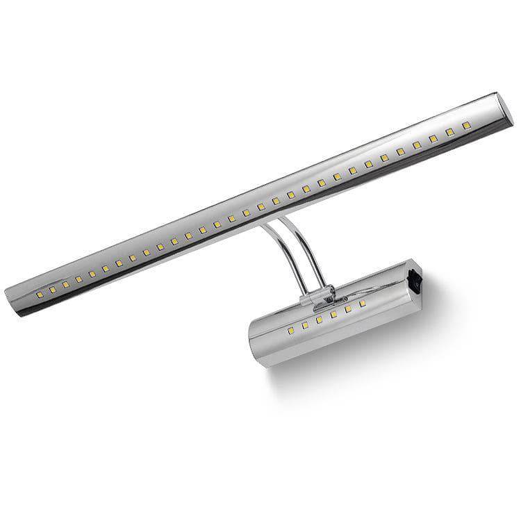 Modern vägglampa i rostfritt stål – elegant LED-belysning för badrum och sovrum