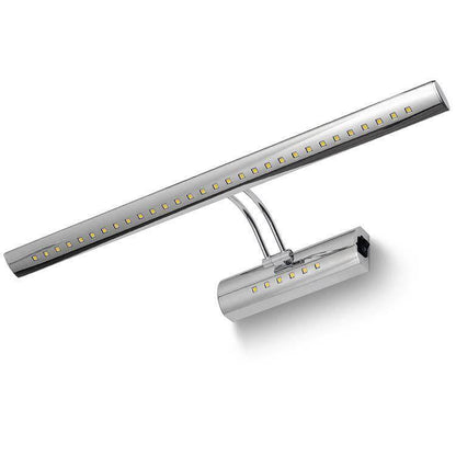 Modern vägglampa i rostfritt stål – elegant LED-belysning för badrum och sovrum