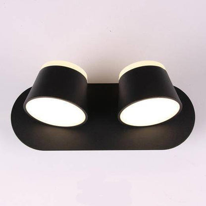 Modern vägglampa i metall med dimbar LED-funktion