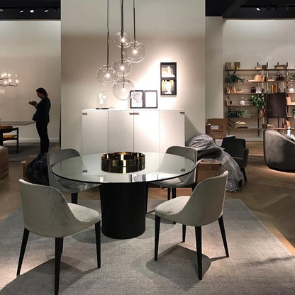 Modern glasboll pendellampa LED taklampa för matsal sovrum kök