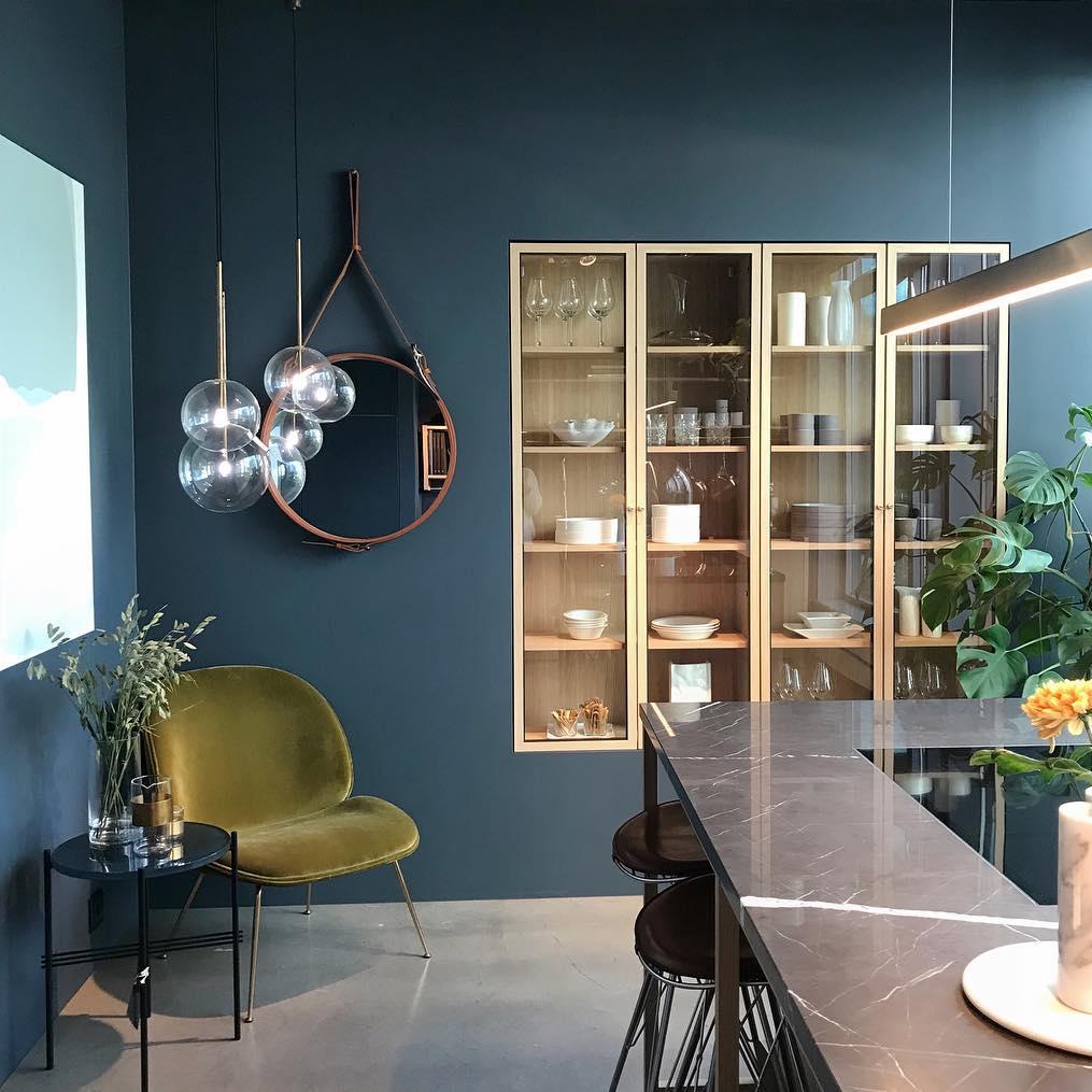 Modern glasboll pendellampa LED taklampa för matsal sovrum kök