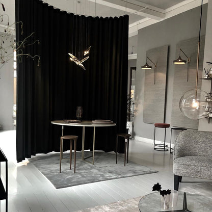Modern glasboll pendellampa LED taklampa för matsal sovrum kök