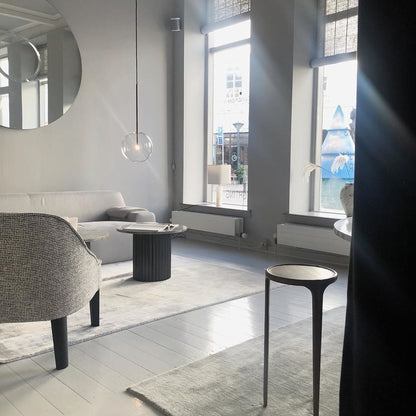 Modern glasboll pendellampa LED taklampa för matsal sovrum kök