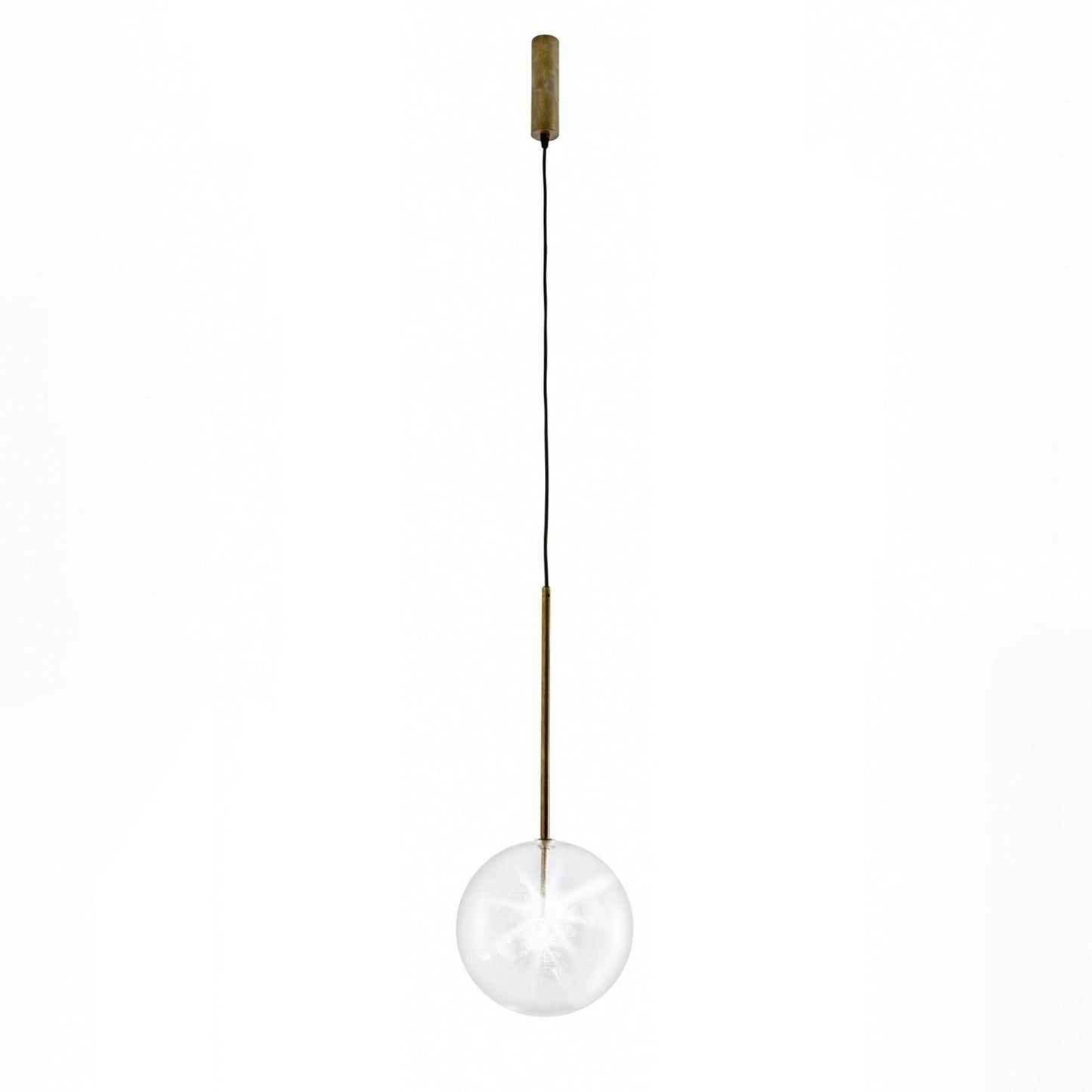Modern glasboll pendellampa LED taklampa för matsal sovrum kök