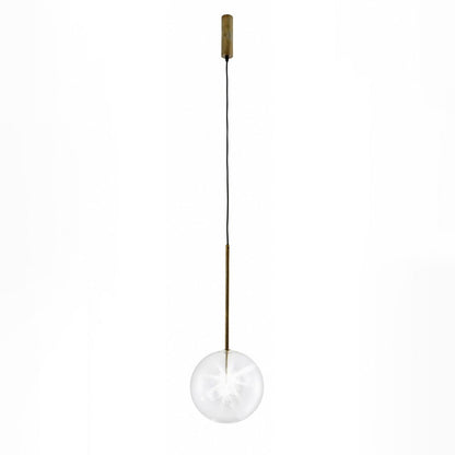 Modern glasboll pendellampa LED taklampa för matsal sovrum kök