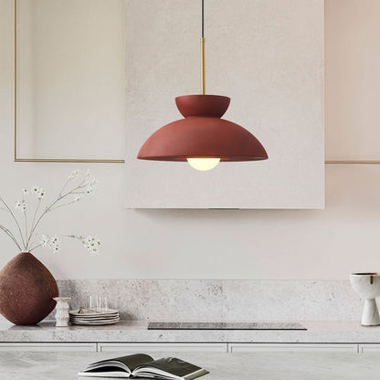 Nordisk pendellampa i resin för vardagsrum matsal sovrum och hemmamiljö