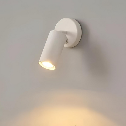 Roterbar LED väggspot i aluminium med 1 eller 2 huvuden för sovrum kök läsbelysning