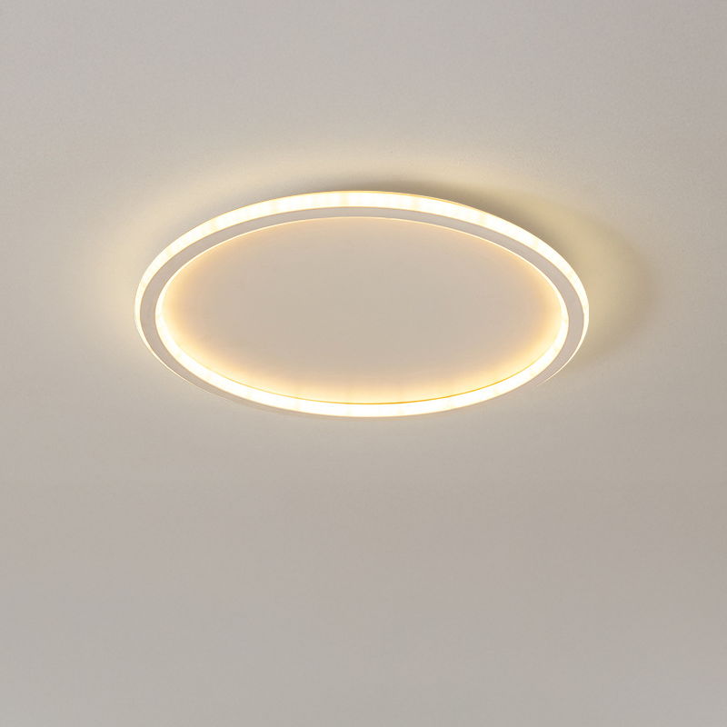 Rund skandinavisk taklampa i minimalistisk design med LED-belysning