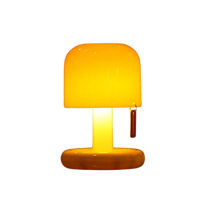 Trådlös mini svampformad LED nattlampa med touch funktion och uppladdningsbar design