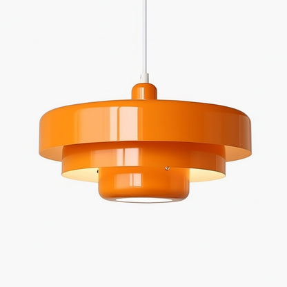 Dansk pendellampa i retrostil – färgstark taklampa i aluminium för kök och matsal