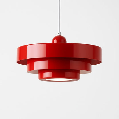 Dansk pendellampa i retrostil – färgstark taklampa i aluminium för kök och matsal